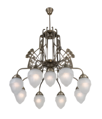 Люстра на штанге Berliner Messinglampen D288-113gsB