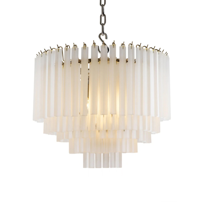 Подвесная люстра Delight Collection Nova/Pulsar 10626P brass/white