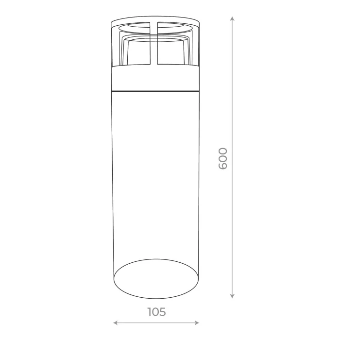 Светильник уличный наземный ST-Luce Черный LED 1*5W 4000K SL9507.405.01
