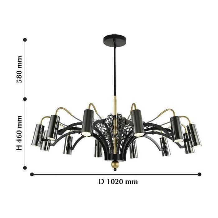 Потолочная люстра Favourite Fabia 2300-12P