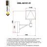 Светильник настенный Omnilux Ossana OML-65101-01