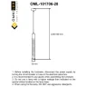 Светильник подвесной Omnilux Borgia OML-101706-20