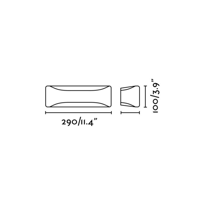 Настенный светильник VIEW Dark grey wall lamp