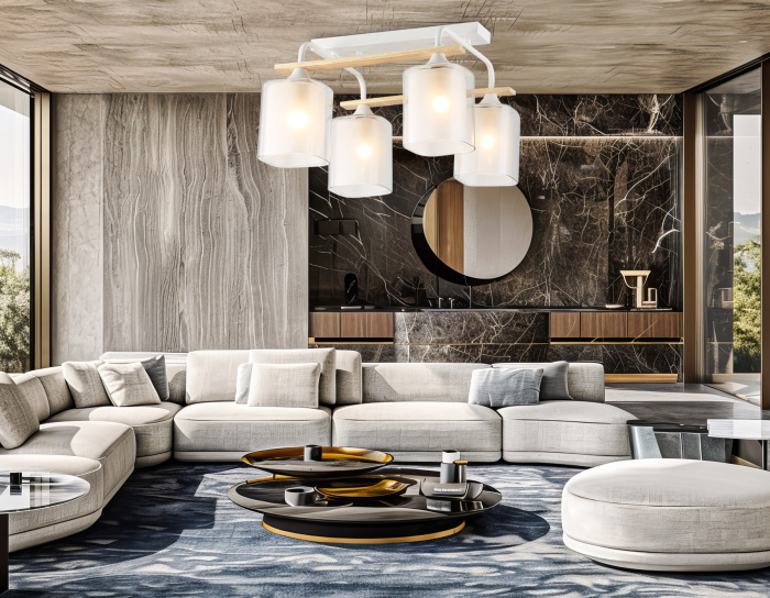 Светильник потолочный со стеклянными плафонами AMBRELLA light TR3033246