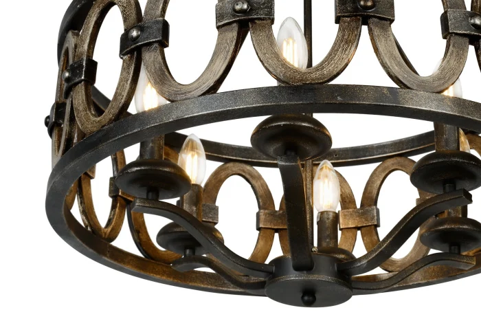 Подвесная люстра iLamp Organic Loft 192-6