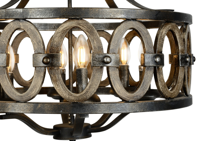 Подвесная люстра iLamp Organic Loft 192-6