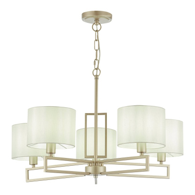 SLE105803-05 Люстра подвесная Матовое золото/Белый E14 5*40W