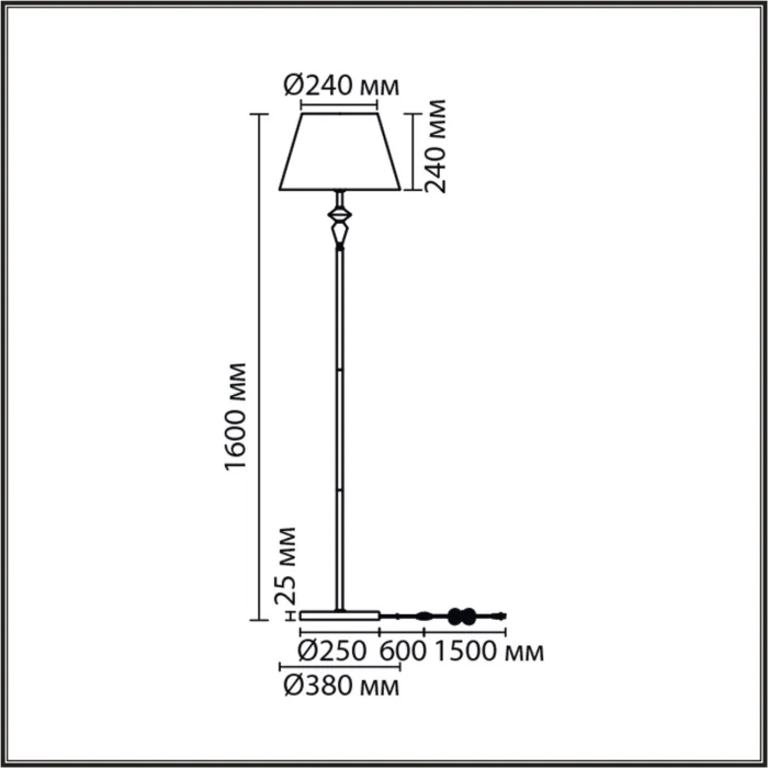 Торшер Lumion Vermont 8274/1F