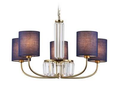 Подвесная люстра с абажурами и хрусталем Ambrella light LH71271