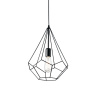 Подвесной светильник Ideal Lux Ampolla-3 SP1 Nero 148175