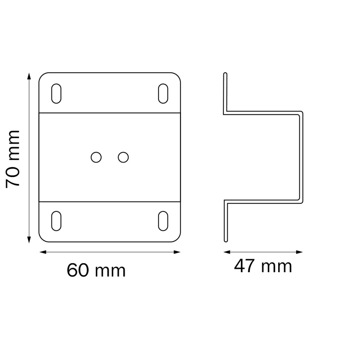 Планка крепежная к треку PRO для монтажа в потолок из гипсокартона Teta Lightstar 505171
