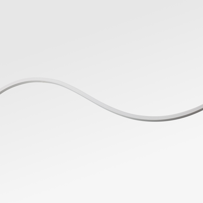 Профиль квадратный силиконовый 10х10 мм (тип А) PROFILED 5м/упак д/LED ленты 441005