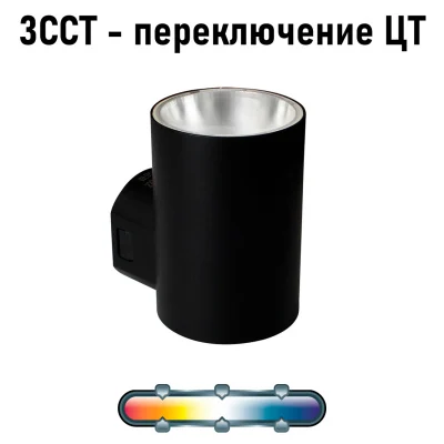 Фасадный светильник Arte Lamp ALCYONE A6109AL-1BK