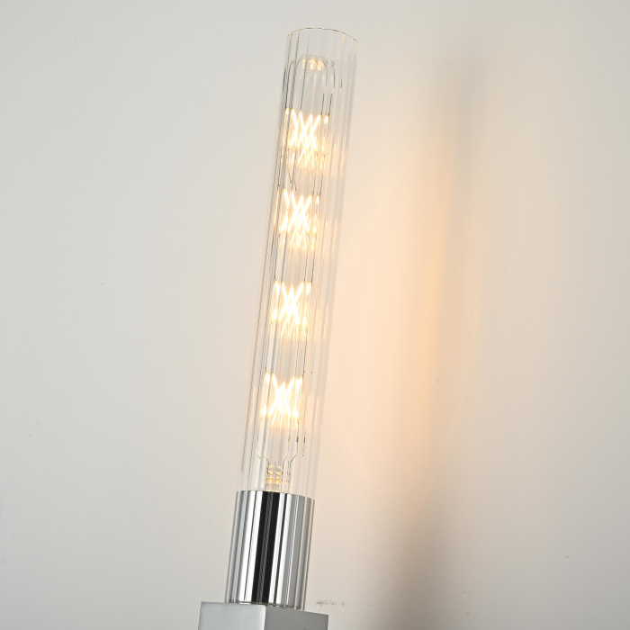 Бра CANELLE wall lamp SINGLE Sconces Chrome ImperiumLoft