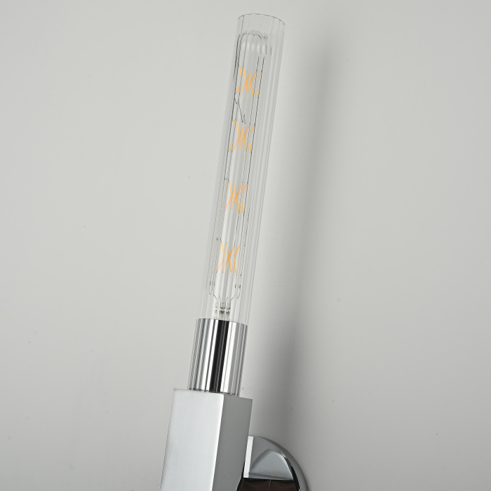 Бра CANELLE wall lamp SINGLE Sconces Chrome ImperiumLoft