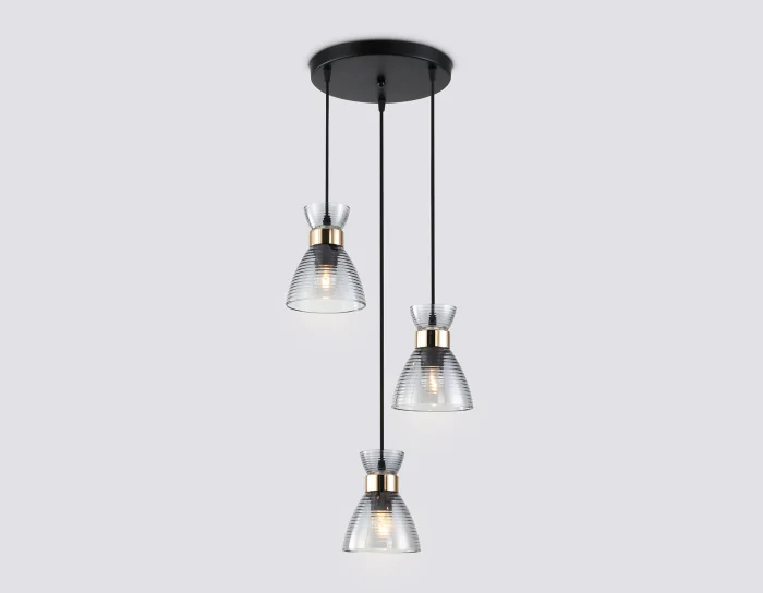 Светильник подвесной со стеклянными плафонами TRADITIONAL AMBRELLA LIGHT TR3408