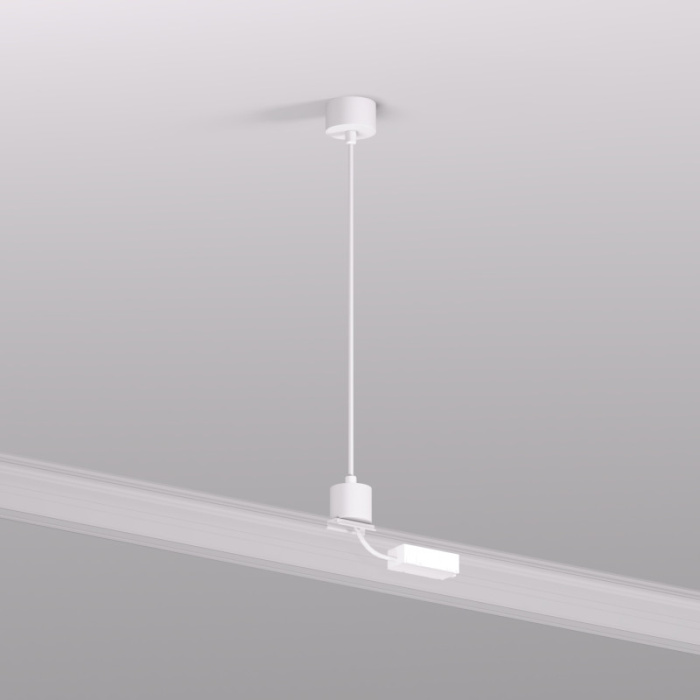 Подвод питания для подвесного монтажа трека SMART BASE TR2124-WH