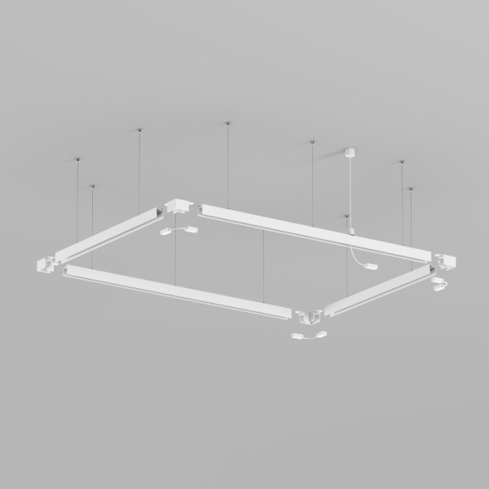 Подвод питания для подвесного монтажа трека SMART BASE TR2124-WH