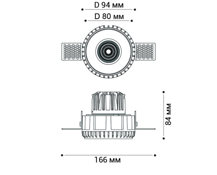 Встраиваемый светильник Italline IT08-8021 white 3000K