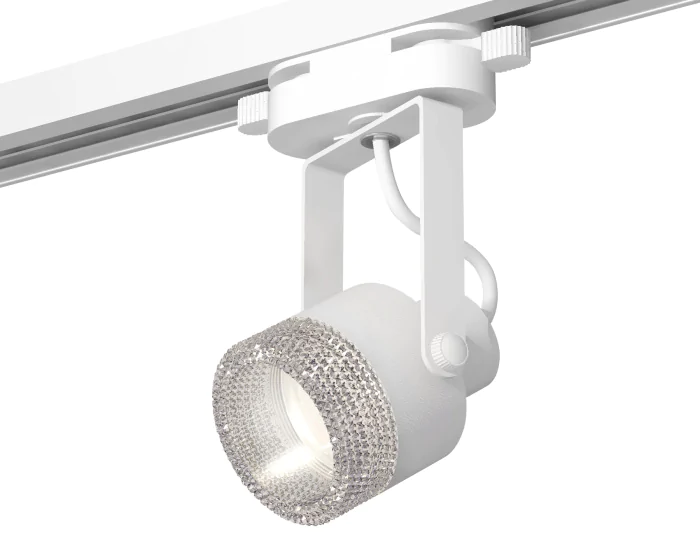 Комплект трекового однофазного светильника с композитным хрусталем Ambrella light XT6601060