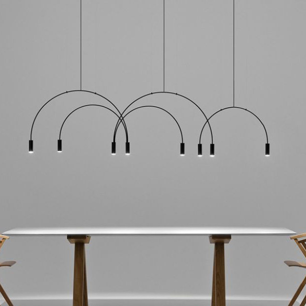 Подвесной светильник ARC 12 Black ImperiumLoft