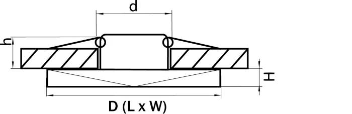 Встраиваемый светильник MIRIADE LIGHTSTAR 11006