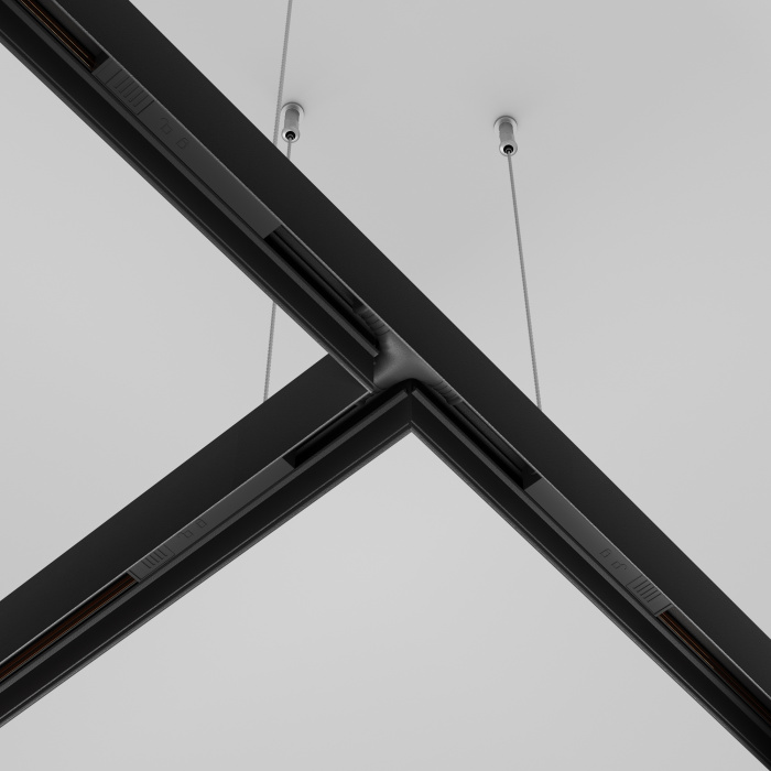 Коннектор питания Т-образный Exility черный Maytoni TRA034CWT-42B