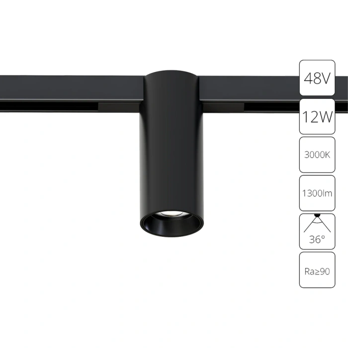 Магнитный трековый светильник Arte Lamp OPTIMA A7290PL-1BK