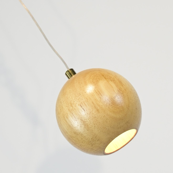 Подвесной светильник Lofter Wooden Sphere ImperiumLoft