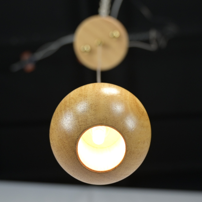 Подвесной светильник Lofter Wooden Sphere ImperiumLoft