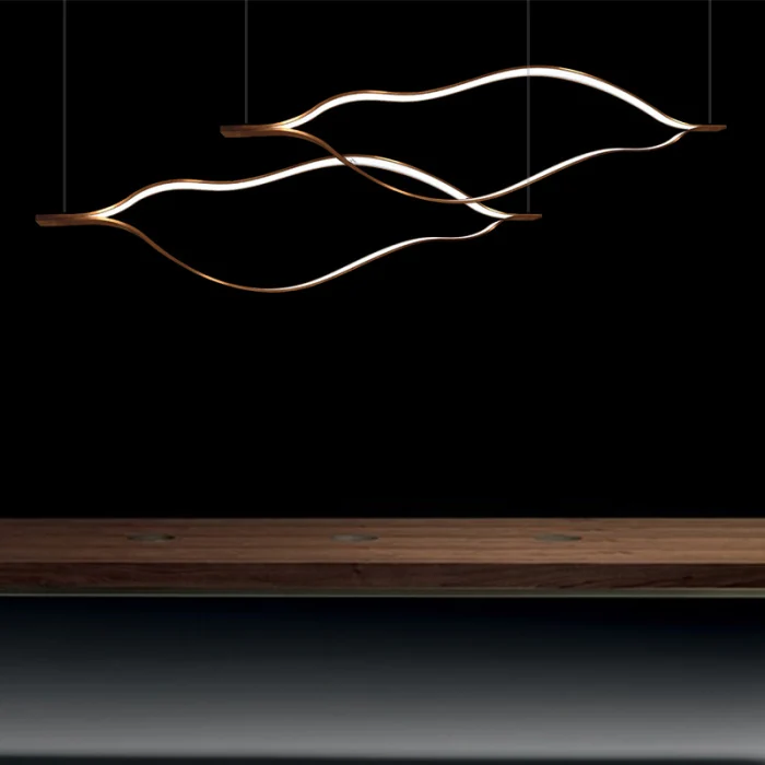 Подвесной светодиодный светильник Tape Light L120 ImperiumLoft