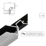 Теневой профиль под ГКЛ Arte Lamp GAP A670206