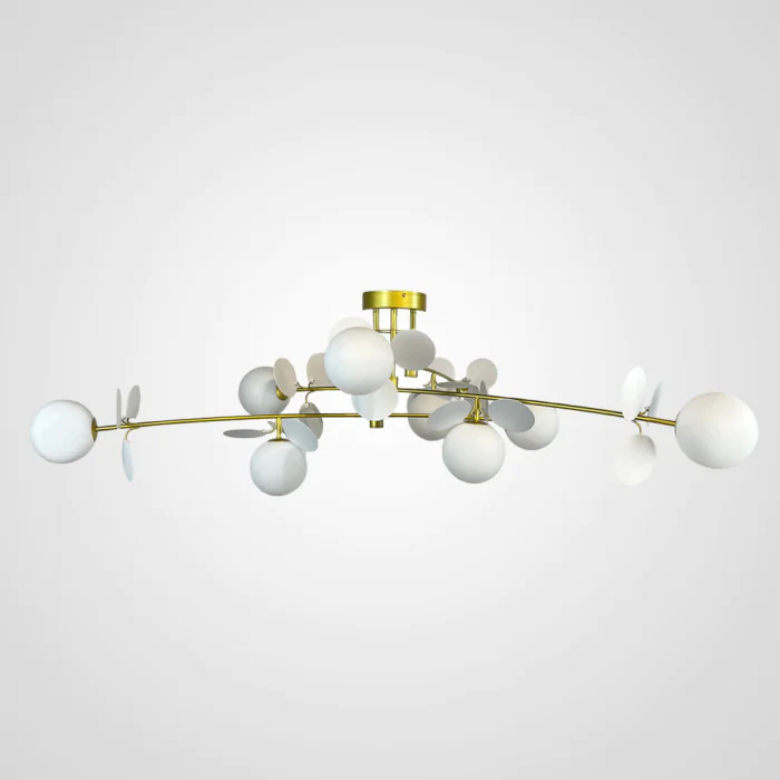 Потолочная люстра MATISSE B D120 Gold White ImperiumLoft