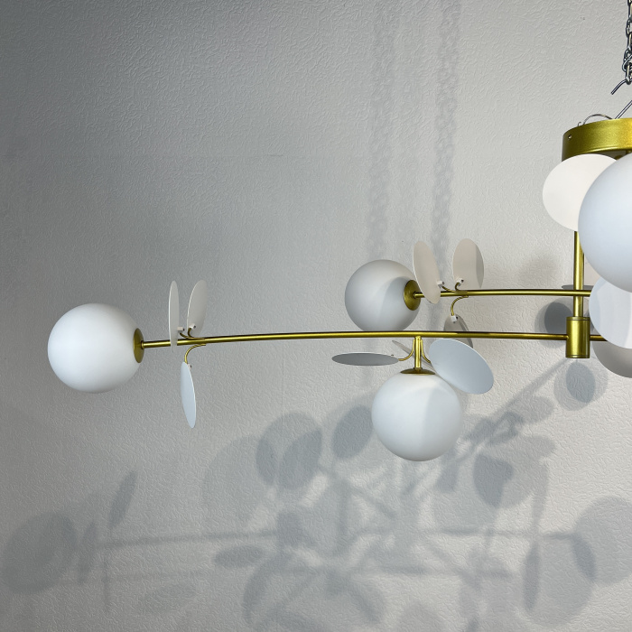 Потолочная люстра MATISSE B D120 Gold White ImperiumLoft