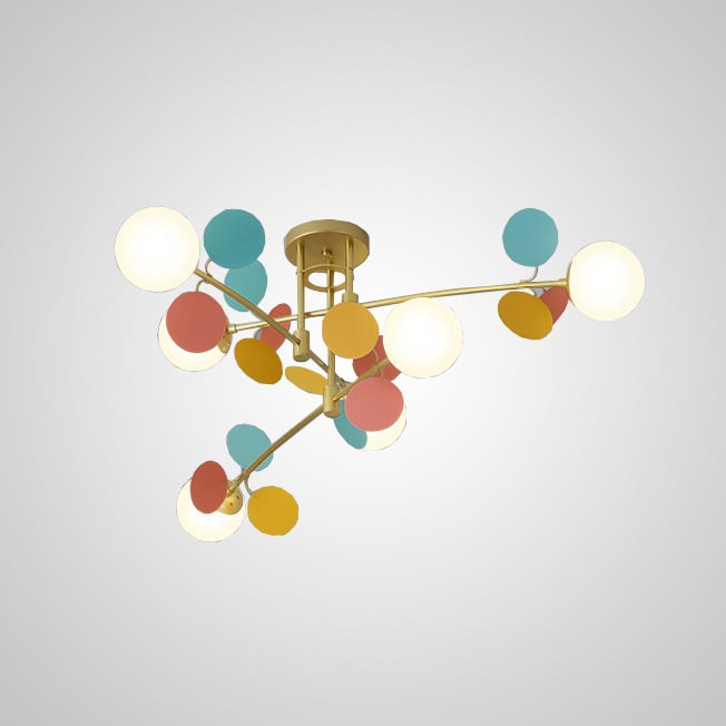 Потолочная люстра MATISSE B D120 Gold White ImperiumLoft