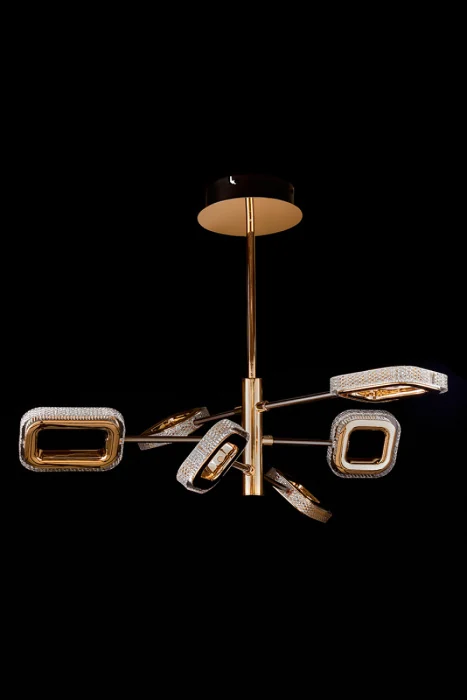 Люстра на штанге Leon Theona LE7701/6G Gold