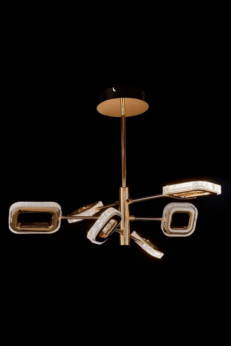 Люстра на штанге Leon Theona LE7701/6G Gold