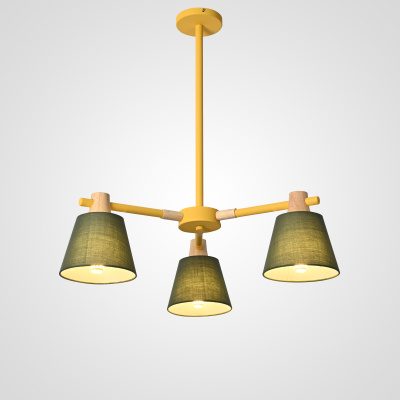 Потолочная люстра на штанге NATURA A GREEN 3 ImperiumLoft