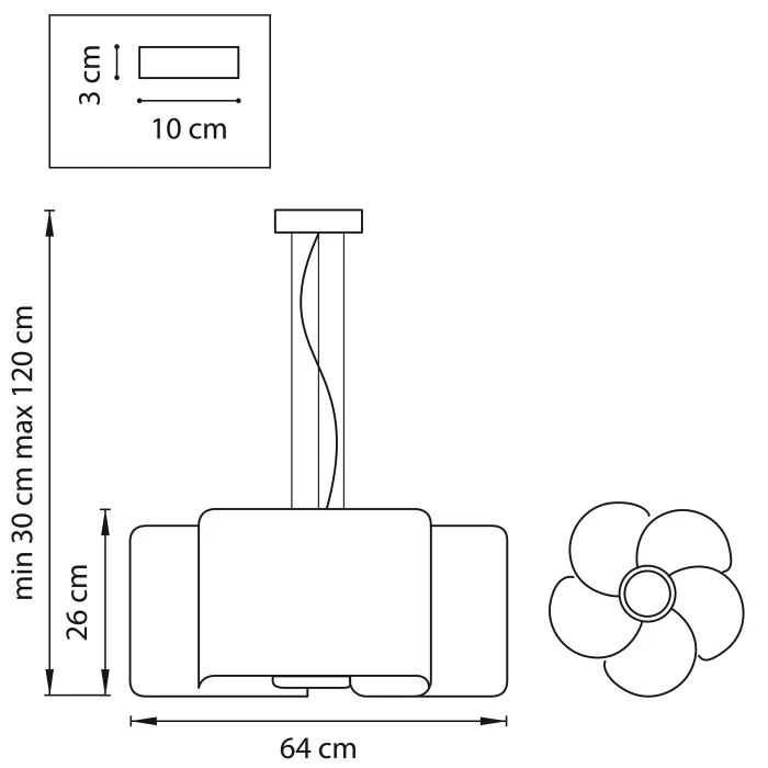 Подвесная люстра PITTORE LIGHTSTAR 811152