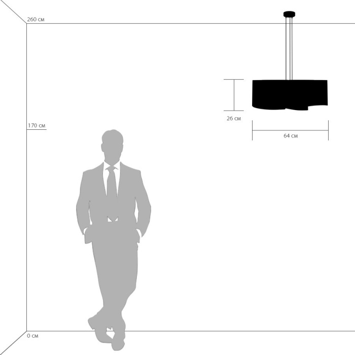Подвесная люстра PITTORE LIGHTSTAR 811152
