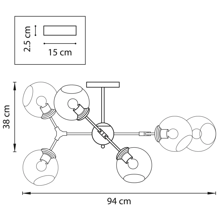 Люстра на штанге Beta LIGHTSTAR 785066