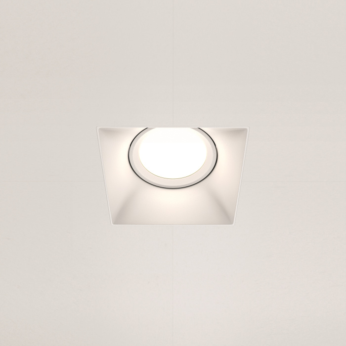 Встраиваемый светильник Maytoni Dot DL042-01-SQ-W