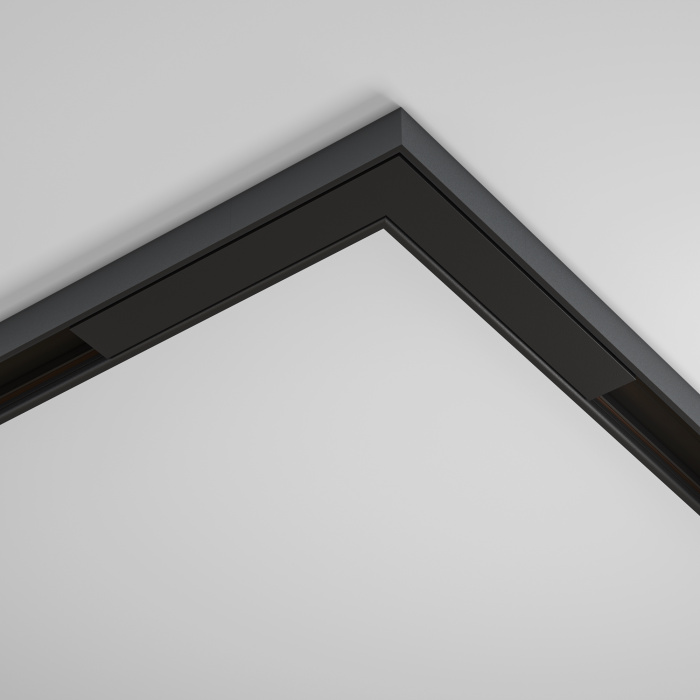 Коннектор угловой, накладной Basity, черный Maytoni TRA172CL-11B