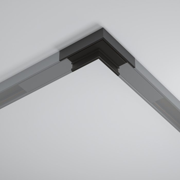 Коннектор угловой, накладной Basity, черный Maytoni TRA172CL-11B