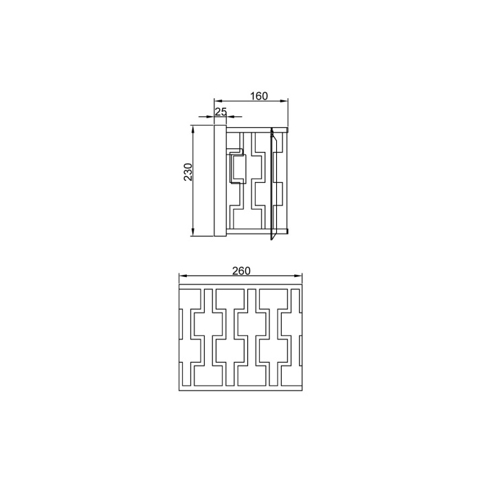 Бра VL3124W02 Vele Luce