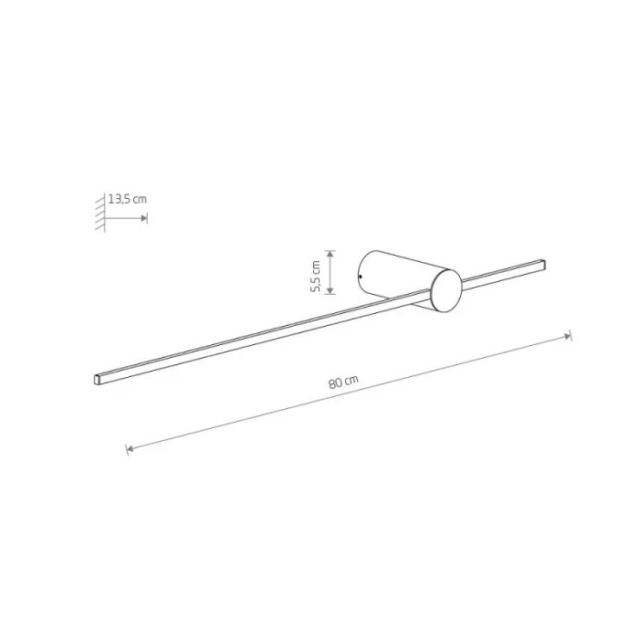 Настенный светильник Nowodvorski Saber Led Silk Olive M White 11592