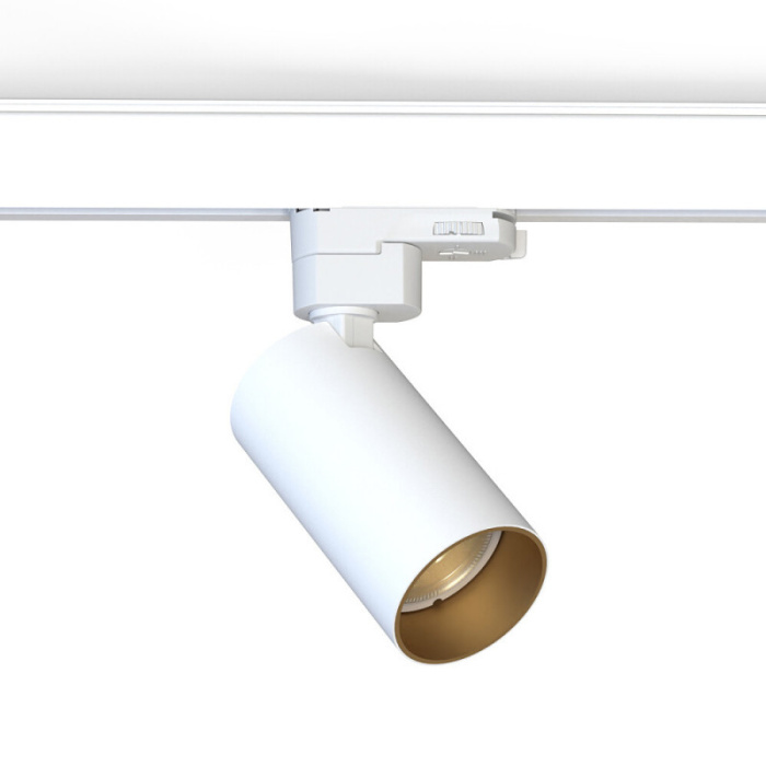 Трековый трехфазный светильник Nowodvorski Ctls Mono White/Gold 10238