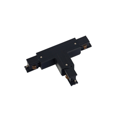 Коннектор для трехфазной трековой системы T-образный левый 1 Nowodvorski Ctls Power Black 8244