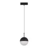 Магнитный трековый светильник Черный LED 1*7W 4000K Lm Ra90 120° IP20 D100xH- 48V ST681.446.07
