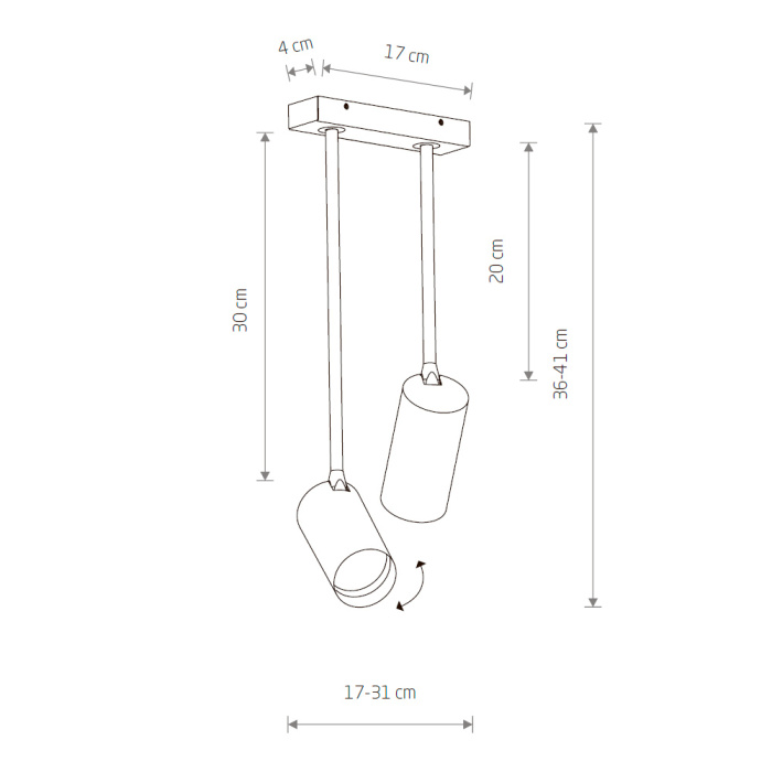 Накладной светильник спот Nowodvorski Mono Long Black/Gold 7675